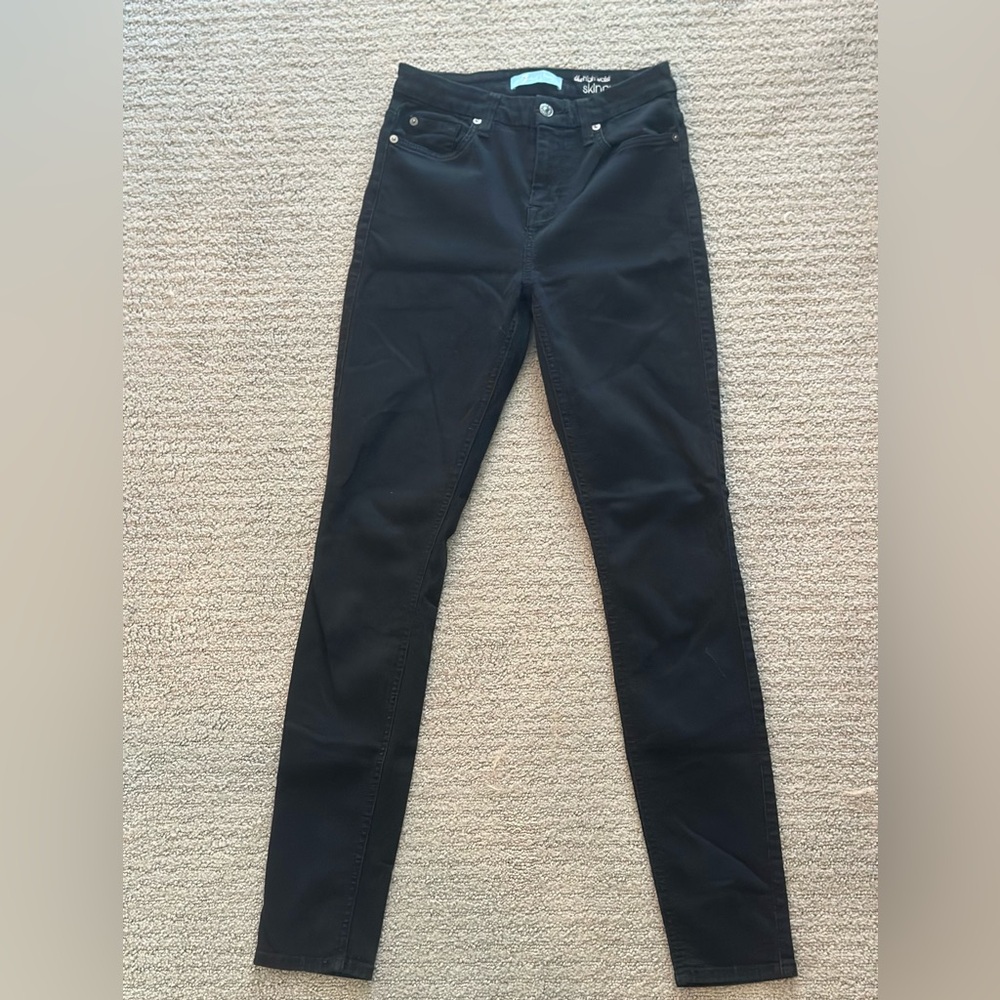 7 FOR ALL MANKIND B(AIR) AUTHENTIC DENIM SKINNY JEANS - Black